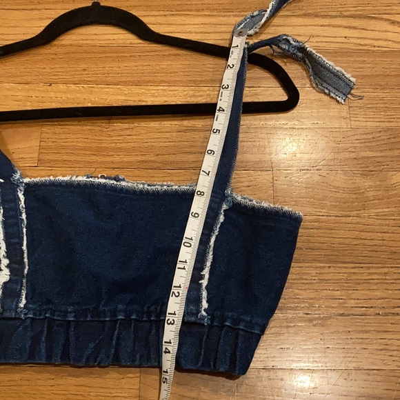 Zara TRF x IX’D Makers Denim Summer Crop Top - Picture 14 of 15